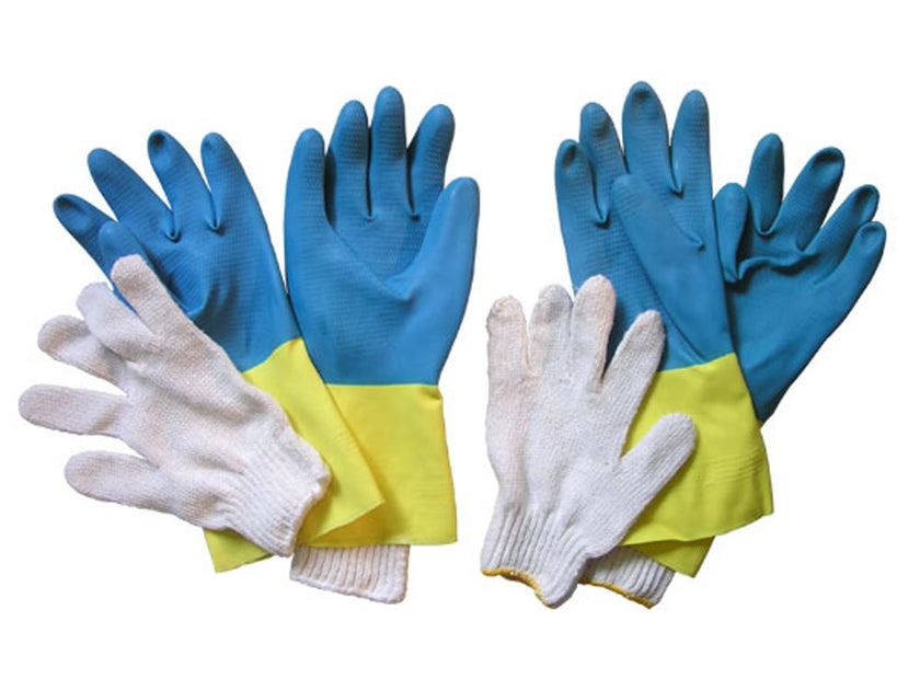 Chemical Resistant Work Gloves (Large - Size 9) - 8-352L