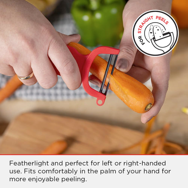 Kuhn Rikon Gemüseschäler 3er Pack - Schweizer Qualität Mit Kartoffelaugenentferner