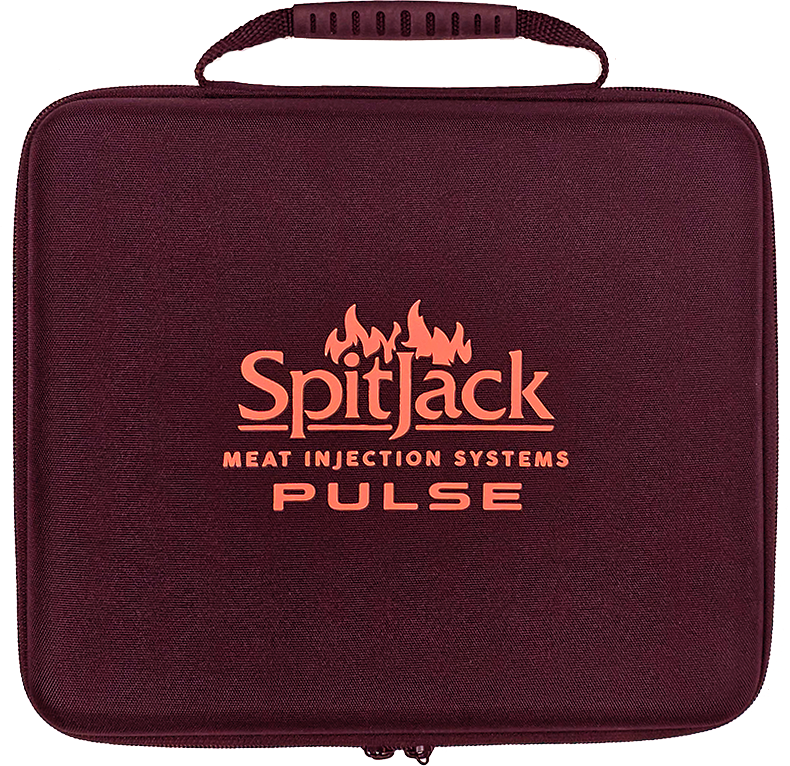 A black SpitJack case with various tools.