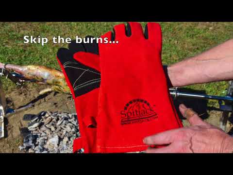 SpitJack Deluxe Fireplace - Barbecue Gloves FP