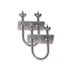 Two SpitJack Stainless Rotisserie Trussing U-Bolts - 6