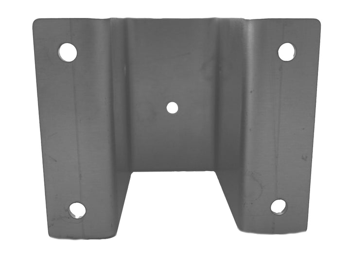 A SpitJack Offset Bracket 2.5" with holes on it.