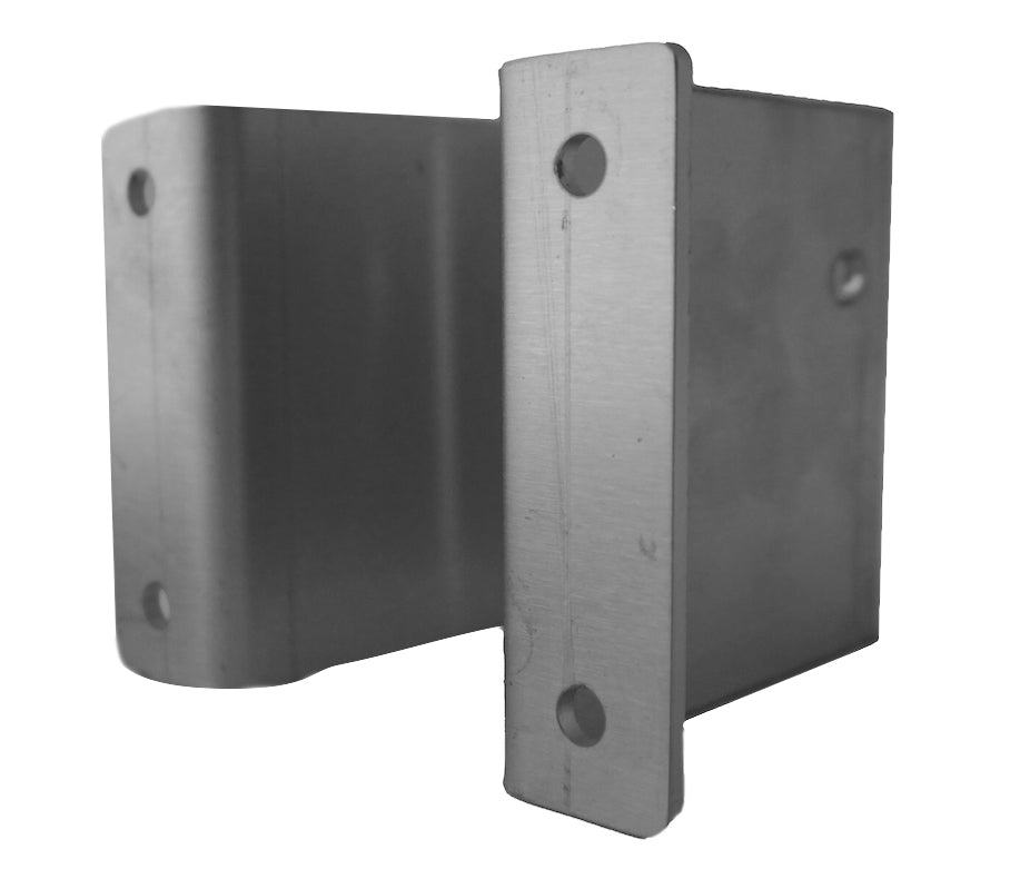 A pair of SpitJack Offset Bracket 2.5" door latches on a white background.