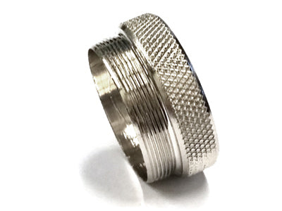 A SpitJack Magnum Meat Injector Barrel Ring Replacement on a white background.