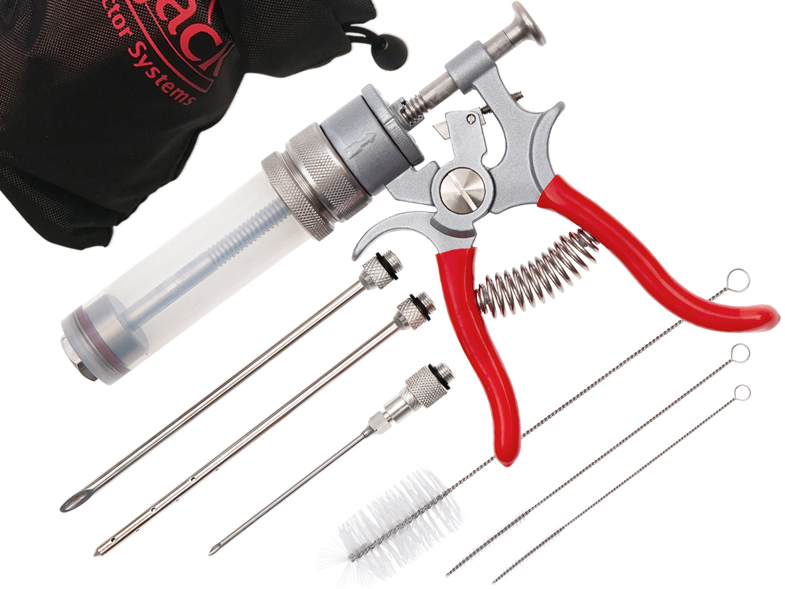 Meat Injector - Marinade Injector Syringe Kit with 3 Needles & 4
